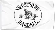 Aihccy WestSide Powerlifting Flag Banner with Brass Grommets 3x5Feet