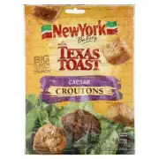 New York Bakery Texas Toast Caesar Croutons, 5 oz. Bag