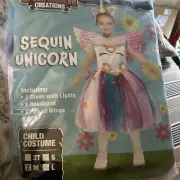 Girls 6-7 Light-up Unicorn Tutu Dress Halloween Costume Birthday