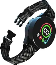 Dog Training Device Bark Collar for Dogs Waterproof IP67 Rechargeable Dog Electronic Color Screen Training Collar for Small Medium Large Dogs with Beep, Vibration, Safe Shock Modes ALKOY