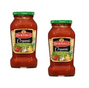 Bertolli Organic Olive Oil, Basil & Garlic Pasta Sauce - 2 Jars - 24oz/680g each