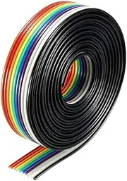 XYWHPGV Flat Cable 10P Rainbow IDC Wire 1.27mm Pitch 2m Long(41c8b 0c89e eb738 d95ed b570e d80f9