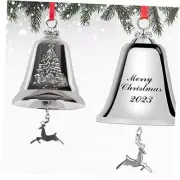 Hanging Bells, Elk Silver Bells Christmas Decorations 2024 elk