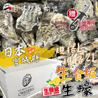 在飛比找蝦皮購物優惠-【帥哥魚】🉐送3把蠔刀🔪日本生食級生蠔 整箱販售 日本生蠔 