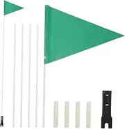 BELLIFFY 1 Set Adjustable Reflective Bike Safety Flag Pole for Durable Safety Flag with Easy Installation for Enhanced Visibility and Protection While Cycling