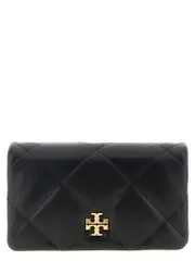 [Tory Burch] Tory Burch-Kira Diamond Portafogli Nero-Donna OS