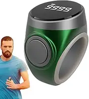 Counter Ring | Row Counter Ring with Electronic Digital Display,Digital Tasbeeh Prayer Counting Tool for Meditation, Relaxation, Active Fingers