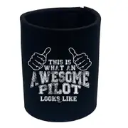 This Is What Awesome Pilot - Funny Novelty Stubby Holder