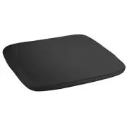 4 PACK Black Fabric Magnetic Seat Cushion For Cafe Style Metal Barstool Chairs