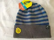 Sunday Afternoons Kids' Saturn Reversible Beanie, M/L(3-12yrs), Gray Stripe-New
