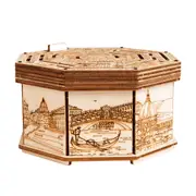 Escapewelt Secret Maze Box Wooden 3D Puzzle Model Kit