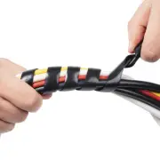 D-Line CTW25B 0.25 in. - 2 in. x 98 in. Cable Tidy Wrap - Black New