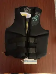 Newt O' Neill Womens Size 6 Siren USCG Black Life Vest