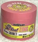 Soap & Glory The Real Zing Body Sorbet Lemon Lime Neroli Vegan 10 oz Cream