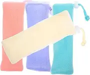 DRESSOOS 4pcs Soap Foaming Mesh Bag Small Mesh Bags Soap Receive Bag Exfoliating Soap Bags Soap Mesh Bag Home Soap Pouches Soap Saving Bag Soap Net Pouches Portable Soap Pockets