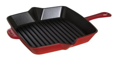 Staub 12-Inch American Square Grill, Cherry