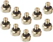 ibasenice 10Pcs Misting Nozzle Low Pressure Atomizing Hose Sprayer for Efficient Garden Irrigation Durable Water Nozzles for Outdoor Cooling and Water Saving