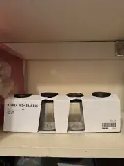 IHARDIG Set of 4 Spice Jars Pour & Sprinkle Lids IKEA 365+
