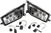 Moose LED Headlights-Chrome for 2020 Polaris RZR XP 1000 Limited Edition UTV