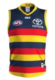Adelaide Crows AFL Mens Home Guernsey Sizes S-7XL BNWT