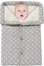 LeoLeozz Winter Stroller Bag | Travel Stroller Bag,Cold-Proof Travel Stroller Bag, Warm Outdoor Sleeping Bag Breathable for Holiday Birthday (C)