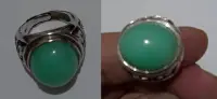 在飛比找Yahoo!奇摩拍賣優惠-澳洲玉925銀戒指(蘋果綠)