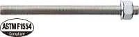 Hilti 2198023 10PK 1/2 X 8 HAS-V-36 Threaded Rod