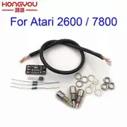For Atari 2600 / 7800 Composite Video / Audio Mod AV Kit full set
