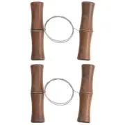 2pcs Wire Clay Mud Cutting Tool Wire Clay Cutter Tool, 24.41" Red Silver