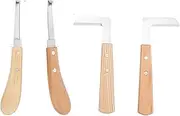 Multi-Purpose Hoof Trimmers for Goats Sheep Pigs Cattle Horses（4 x hoof Knife）