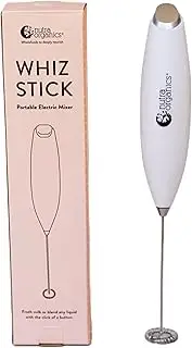 Nutra Organics Nutra Whiz Stick | Easy-to-use One Click Button & Handy Sleek Design | Great for Frothing Milk and Blending Smoothies