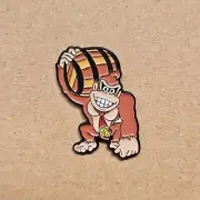 DONKEY KONG Enamel Pin - Video Games - Retro - Nintendo