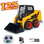 In Stock I6S 1:14 Metal Hydraulic Skid-Steer RC Loader SM450 RTR Wheeled Car Toy