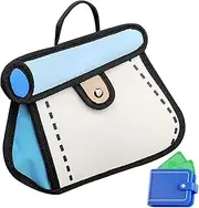 [Generic] 2D Drawing Bag - Lightweight Art for Artists and Students | Durable and Water-resistant Material, Multiple Pockets for Drawing Supplies, Great for Sketching, Traveling, Storage, and Fun
