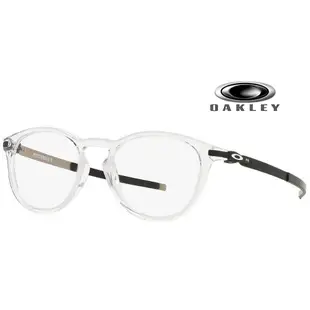 【原廠公司貨】Oakley PITCHMAN R A 亞洲版 時尚圓框光學眼鏡 薄鋼鏡臂 OX8105F 03 透明框面