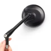Vintage Black Rear View Mirrors Retro M10 & 5/16" for Harley-Davidson Sportster