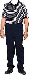[Benefit Wear] Men's Adaptive Anti-Strip Polo-Top Jumpsuit with Zipper and Snaps Closure-Style 8