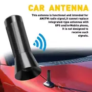 1.4" CARBON FIBER CAR AM/FM SHORT RADIO ANTENNA STUBBY SCREW ALUMINUM BLACK
