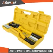 Labwork 16 MT Hydraulic Crimper Tool Wire Battery Cable Terminal Crimper 11 Die