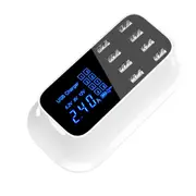 19A Charging Station 8-port Charging Dock Digital Display Charger Output Voltage DC 5V /8A
