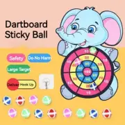 AU Children's Dart Board Ball Flight Marking Pom Pom Sticky Ball Toy Animal Cute