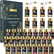 35x5ML Essential Oil Set, Pure Essential Oils for Diffusers Massage DIY, An Ideal Essential Oils Gift Set for Any Occasion