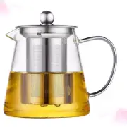 550 Ml Teapot with Infuser Induction Kettle Strainer Filter