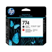HP 774 Matte Black/Chromatic Red DesignJet Printhead