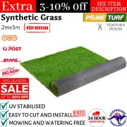Primeturf Artificial Grass Synthetic Fake Lawn 2mx5m 10sqm Plastic Plant Turf