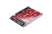 StarTech.com M.2 to SATA Adapter - TAA Compliant - Create high-performance storage with RAID by installing two M.2 SATA SSDs int