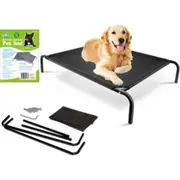 Large Pet Dog Elevated Bed Trampoline Heavy Duty Hammock Canvas Cat Puppy Cover