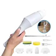 Electric Cordless Chargeable Spin Scrubber Turbo Scrub Cleaning Brush Bathroom
