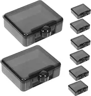 SHERCHPRY Medicine Organizer Box 8pcs Tiny Pill Cases Portable Travel Pill Container for Health