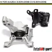 2Pcs Engine Motor & Transmission Mount for Mazda 3 2014-2018 CX-5 2014-2016 6 (for: Mazda)